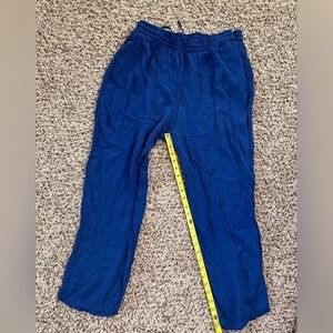 Phool Blue Straight-Leg Lightweight Pants